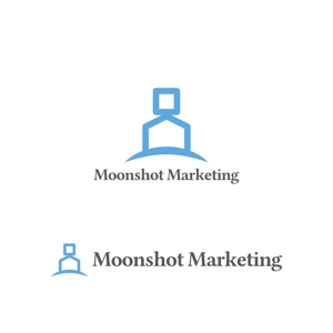 Yolozu (Yolozu)さんの「株式会社ムーンショット・マーケティング」の会社ロゴ（英文とエンブレムロゴ）への提案