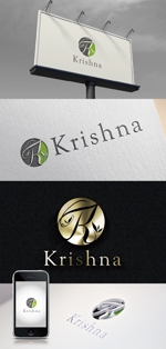 k_31 (katsu31)さんのインドマッサージサロン「Krishna」のロゴへの提案