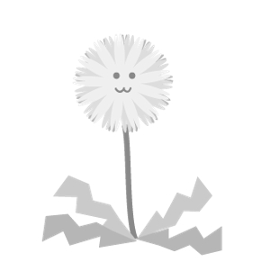 村上　純 (jun_murakami)さんのモノクロでも使える「たんぽぽ」の花のイラストへの提案