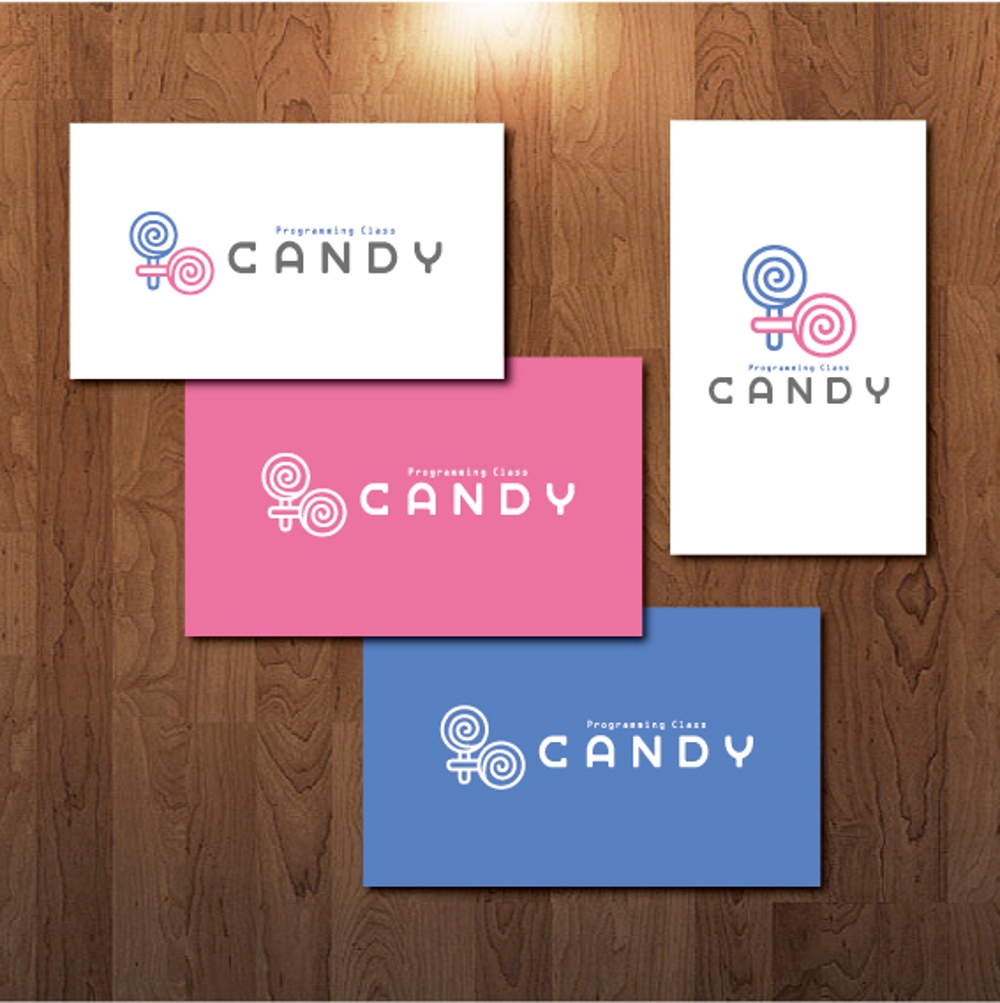 博士が教えるプログラミング教室「Candy」のロゴ制作
