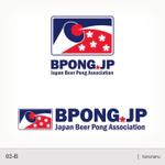 hanu2 (hanuhanu)さんのUS発の新しいスポーツ？ "Beer Pong" の日本協会 ロゴ制作依頼への提案