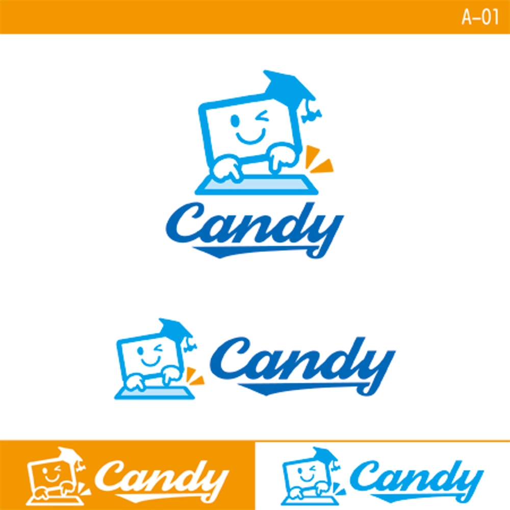 博士が教えるプログラミング教室「Candy」のロゴ制作