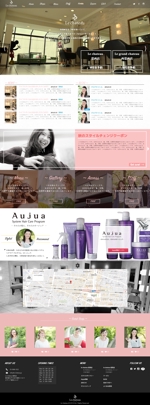 Yuji Matsui (uzi_matsui)さんのオフィシャルサイトと求人サイト、2サイト依頼！内観自慢の美容室、ＴＯＰデザインの募集します！！への提案