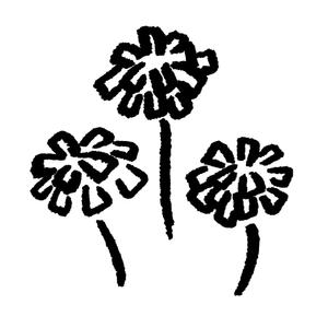 kobo.shuru (kokonehouse)さんのモノクロでも使える「たんぽぽ」の花のイラストへの提案