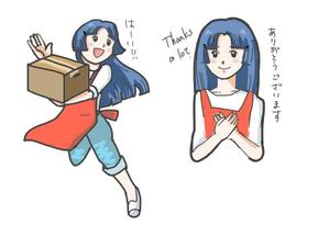 YOSHI (mogumogumogumogu)さんの女の子のキャラクターデザインへの提案