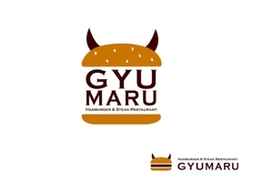 marukei (marukei)さんのレストラン３周年を機にハンバーグレストランのロゴへの提案