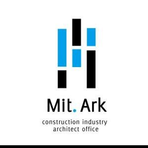 Design co.que (coque0033)さんのMit.Ark 建設業　設計事務所　ロゴへの提案
