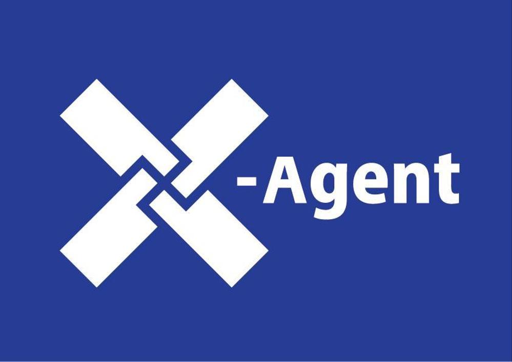 新規設立会社「X-agent」のロゴ作成