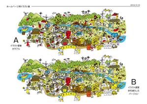 オールド（oold） (oold)さんの町イラスト（元絵あり）を温かく・分かりやすく再構築への提案