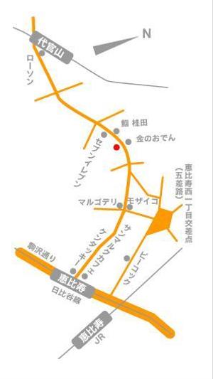 ITG (free_001)さんの飲食店新規オープンの為、地図への提案