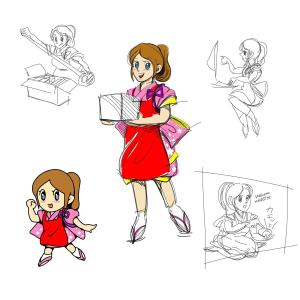 dscltyさんの女の子のキャラクターデザインへの提案