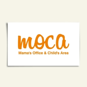 カタチデザイン (katachidesign)さんの託児付オフィス「moca」（Mama's Office & Child's Area）のロゴへの提案