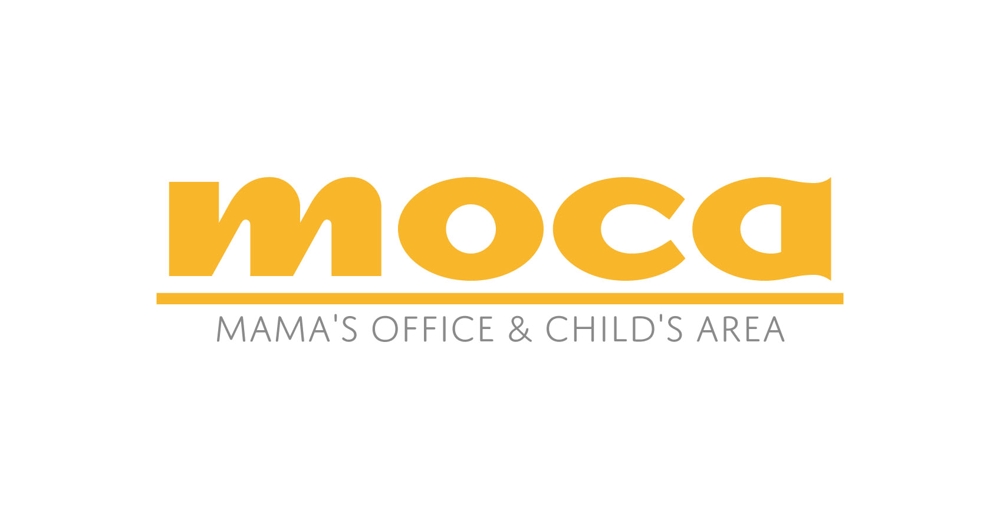託児付オフィス「moca」（Mama's Office & Child's Area）のロゴ
