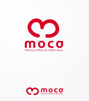 Kiwi Design (kiwi_design)さんの託児付オフィス「moca」（Mama's Office & Child's Area）のロゴへの提案