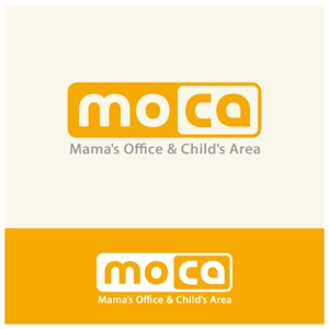 hal523さんの託児付オフィス「moca」（Mama's Office & Child's Area）のロゴへの提案