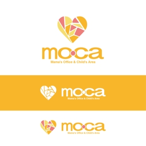KABOLOGO (kaborunrun)さんの託児付オフィス「moca」（Mama's Office & Child's Area）のロゴへの提案