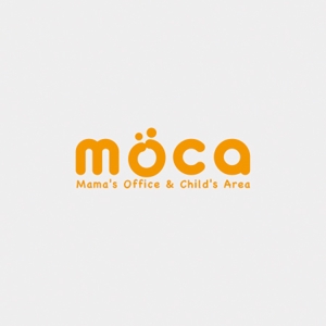 mae_chan ()さんの託児付オフィス「moca」（Mama's Office & Child's Area）のロゴへの提案