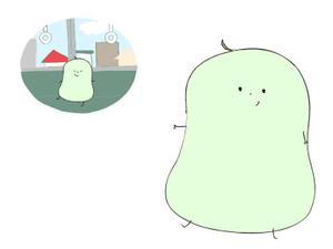 Fumi ()さんのまめのキャラクターデザインへの提案