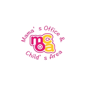 m-iriyaさんの託児付オフィス「moca」（Mama's Office & Child's Area）のロゴへの提案
