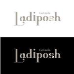 フジカワ (imoa)さんのジェルネイル新ブランド「Ladiposh」のロゴへの提案