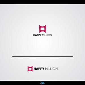 Karma Design Works (Karma_228)さんのウエディング映像制作会社「HAPPY MILLION」のロゴへの提案
