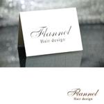 彩花 (ayaka_babydolls)さんの美容室「Flannel」のロゴへの提案