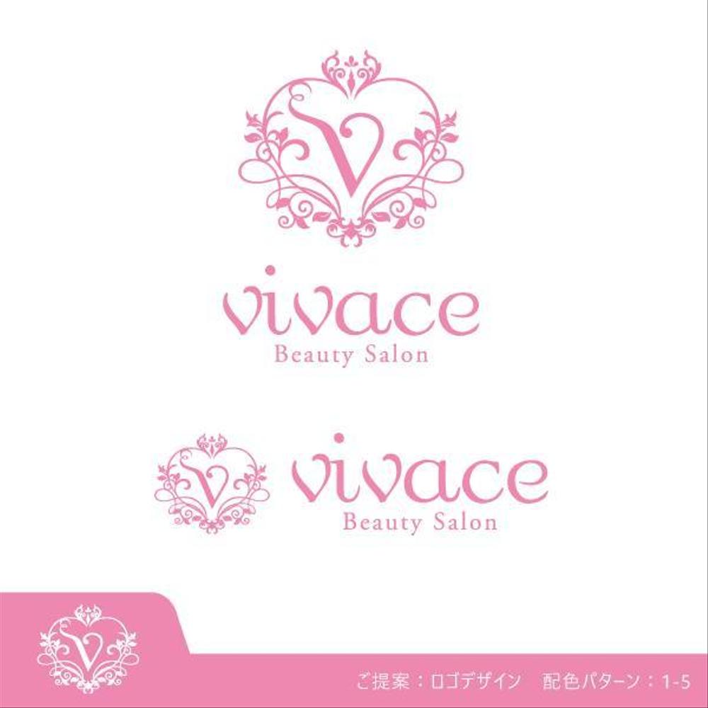 エステサロン「vivace」のロゴデザイン