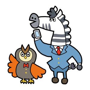 おおせどゆういち (osedo3)さんのシマウマとフクロウのキャラクターデザインへの提案