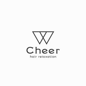 designdesign (designdesign)さんの美容室『Cheer  hair relaxation』ロゴへの提案