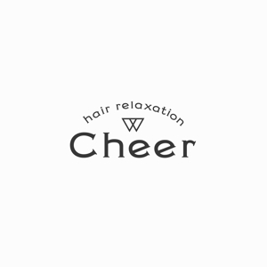 designdesign (designdesign)さんの美容室『Cheer  hair relaxation』ロゴへの提案
