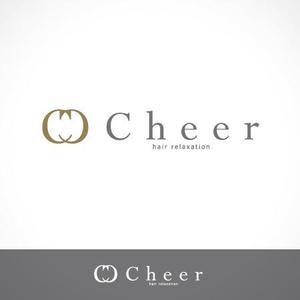 無彩色デザイン事務所 (MUSAI)さんの美容室『Cheer  hair relaxation』ロゴへの提案