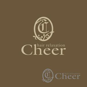 atomgra (atomgra)さんの美容室『Cheer  hair relaxation』ロゴへの提案