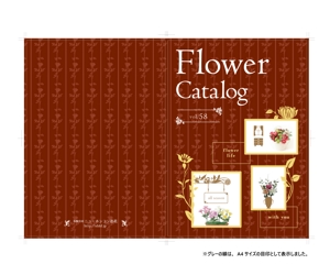 n_forest (n_forest)さんの造花フラワーカタログの表紙デザインへの提案