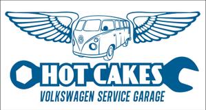 ハコノウラデザイン (hakonoura_designs)さんのビンテージVOLKSWAGEN専門店「HOT CAKES」の看板への提案