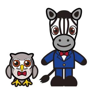 mmart (mmart)さんのシマウマとフクロウのキャラクターデザインへの提案
