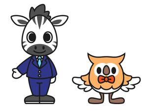 RLYØ【キャラデザ・イラスト制作等】 (ryo_connectal)さんのシマウマとフクロウのキャラクターデザインへの提案