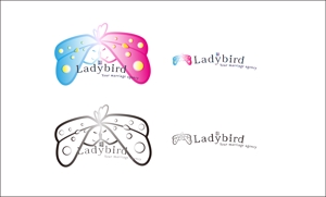 松村　齊仙 (naginoha)さんの結婚相談所「Ladybird」のロゴへの提案