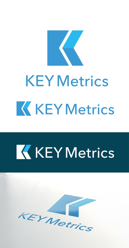takudy ()さんのＦＣ加盟開発会社「KEY Metrics」のロゴ作成への提案