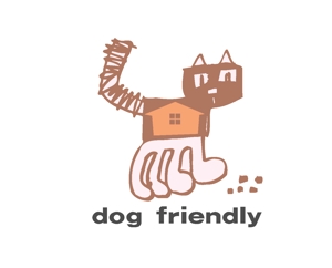 arc design (kanmai)さんの不動産会社（犬okの物件仲介）「ドッグフレンドリー（株）」のロゴへの提案