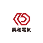 odo design (pekoodo)さんの電気工事店の「興和電気株式会社」のロゴへの提案