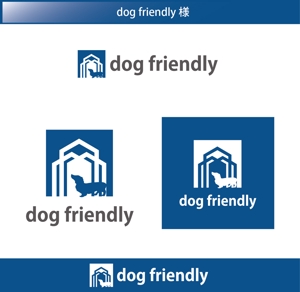 FISHERMAN (FISHERMAN)さんの不動産会社（犬okの物件仲介）「ドッグフレンドリー（株）」のロゴへの提案