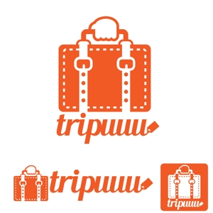 きいろしん (kiirosin)さんの海外旅行キュレーションサイト「トリップー」のロゴへの提案