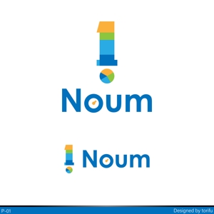 poppper (torifup)さんの1日の過ごし方を投稿できるWebサービス「Noum」のロゴへの提案
