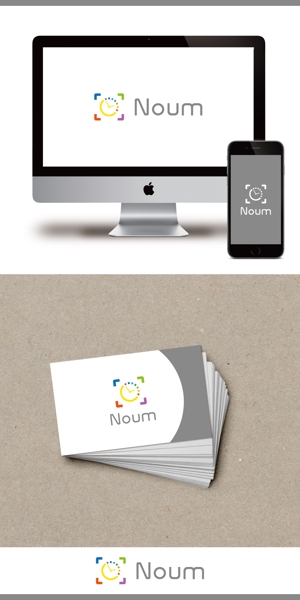 konamaru (konamaru)さんの1日の過ごし方を投稿できるWebサービス「Noum」のロゴへの提案