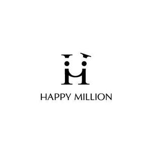 いとデザイン / ajico (ajico)さんのウエディング映像制作会社「HAPPY MILLION」のロゴへの提案