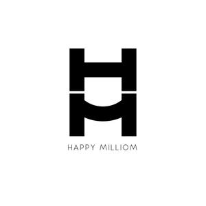 ato design (atoatoa)さんのウエディング映像制作会社「HAPPY MILLION」のロゴへの提案