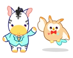 もりうち (moriuchi)さんのシマウマとフクロウのキャラクターデザインへの提案