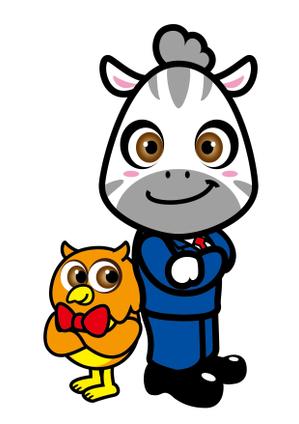poco (poco_design)さんのシマウマとフクロウのキャラクターデザインへの提案