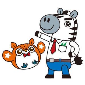 YUZUCO ()さんのシマウマとフクロウのキャラクターデザインへの提案
