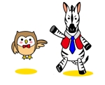 yazaasan (yaza-kura)さんのシマウマとフクロウのキャラクターデザインへの提案